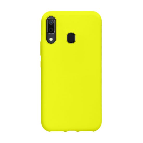 Yellow Samsung A30 cover