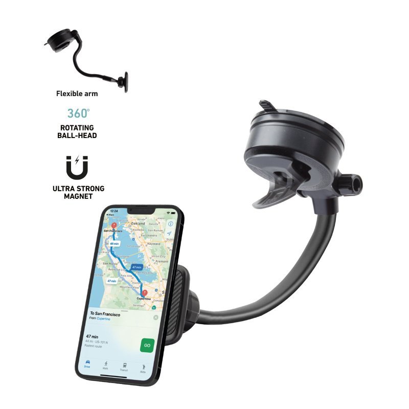 sbs Car Holder with Articulated Arm and Suction Cup Phonerefix